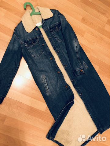 Джинсовая куртка пальто Zara