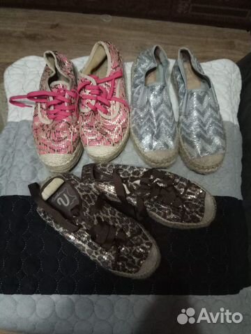 Эспадрильи кеды Испания текстиль кожа