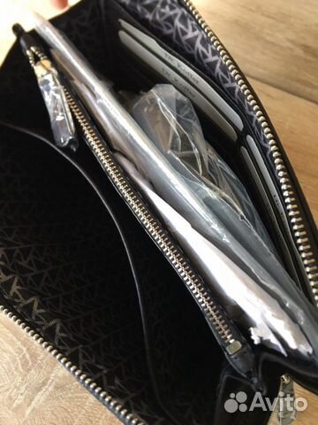 Клатч визитка из натуральной кожи