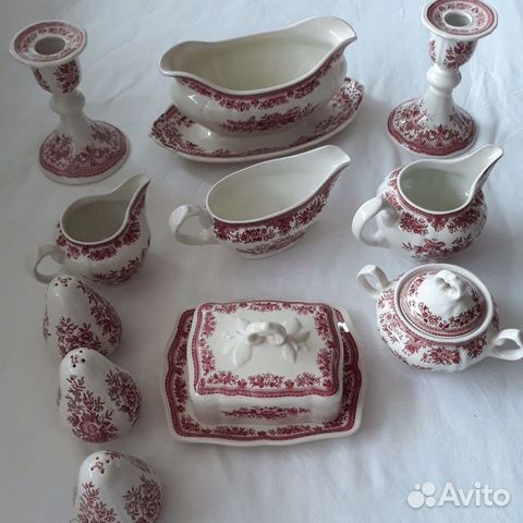 Villeroy&Boch серия Fasan красный посуда Германия Villeroy&Boch серия Fasan красный посуда Германия