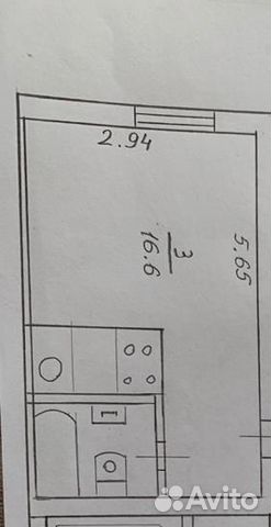 Комната 17 м² в 3-к, 1/4 эт. Комната 17 м² в 3-к, 1/4 эт.