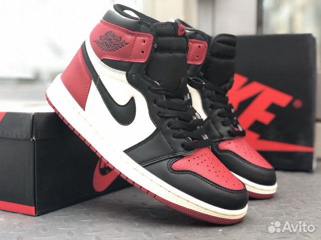 Nike Air Jordan 1 Retro High Bred Toe купить в Санкт-Петербурге | Личные  вещи | Авито