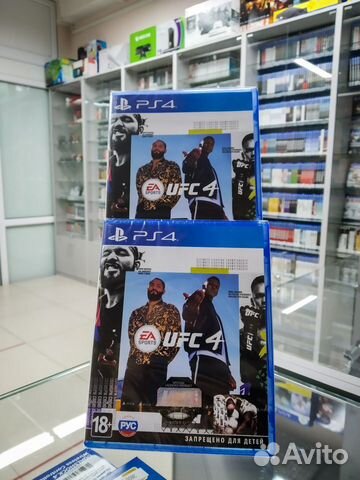 Игра на диске UFC 4 для PS4 Sony Playstation