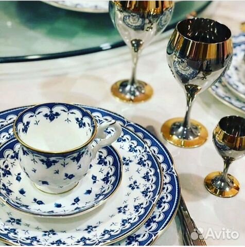 Набор столовой посуды на 12 персон фарфор, Цептор