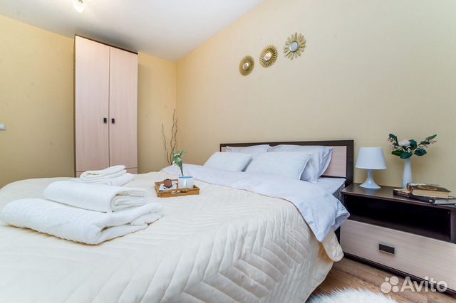 

1-к. квартира, 42 м², 3 кровати