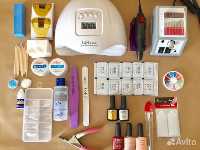 Набор для наращивания с Лампой и Фрезером