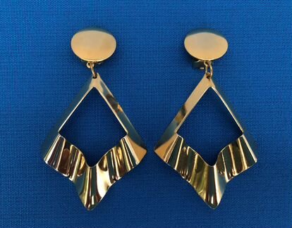 Клипсы винтажные. Чехословакия