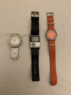 Часы наручные 3 пары diesel swatch tokyobey