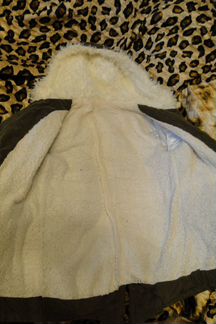 Парка с мехом и капюшоном