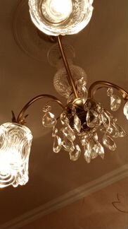 Люстра хрустальная. Ретро. Винтаж
