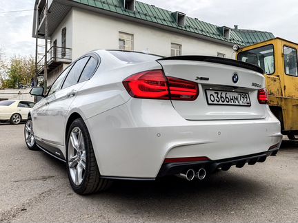 Накладки на задний бампер BMW 3 серия F30