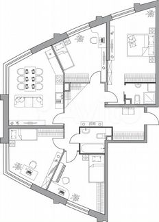 Квартира-студия, 108.8 м², 20/39 эт.