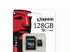 Карта памяти MicroSD 128 гб новая