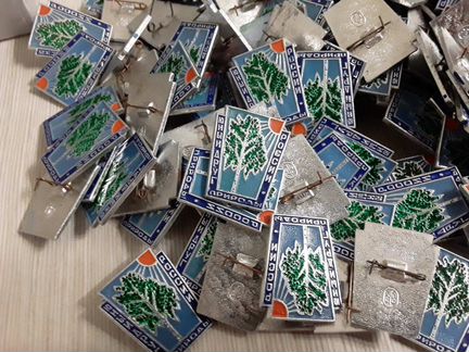 Значки СССР гто, друг природы идеальное состояние