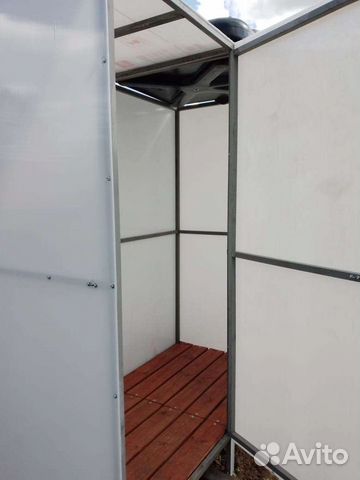 Душ летний на металлокаркасе