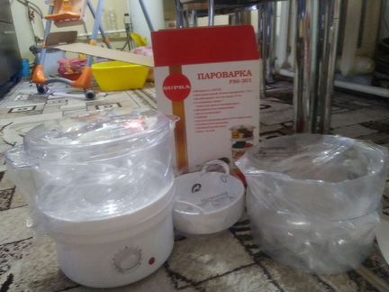 Пароварка supra новая