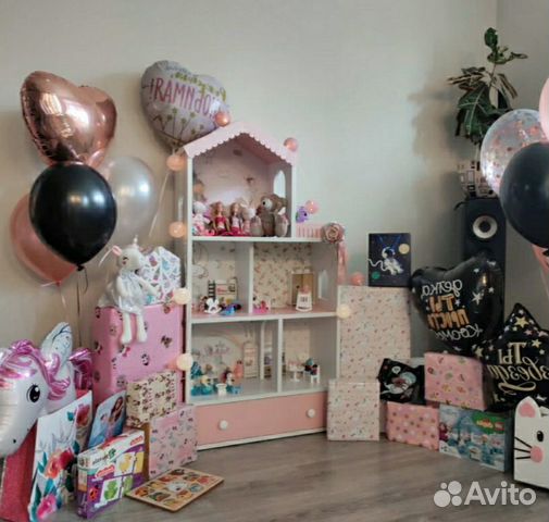 Кукольный домик-полка с ящиком Новый