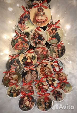 Елочные игрушки Винтажные
