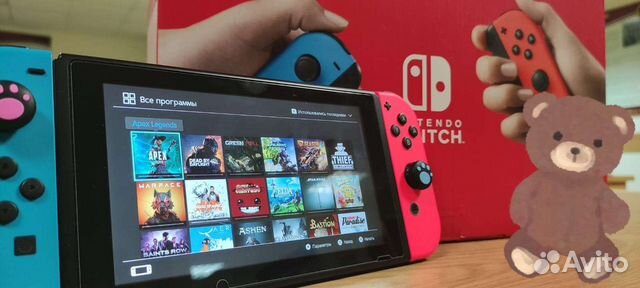 Nintendo switch/79 игр/стекло