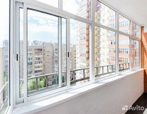 Остекление балконов и лоджий. Отделка