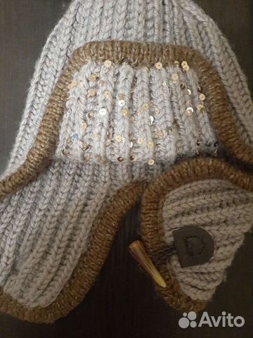 Шапка ушанка женская