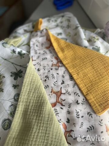 Муслиновые салфетки, полотенца (на заказ)