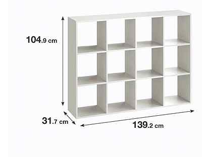 Стеллаж леруа мерлен белый 8 секций размеры