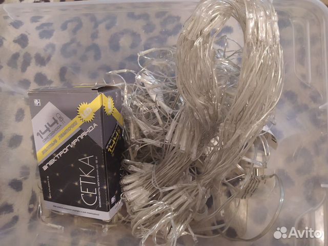 Гирлянда уличная сетка