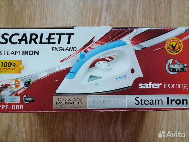 Утюг Scarlett,новый в коробке,маленький