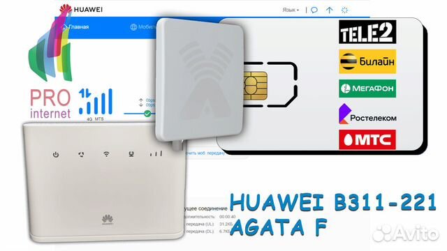 Роутер huawei B311-221 agata F