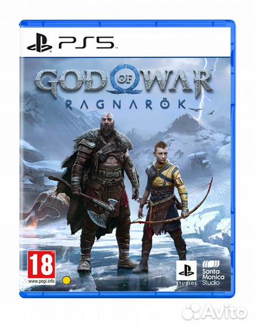 PS5 диск God of War Ragnarok,рус.звук,новый,в упак