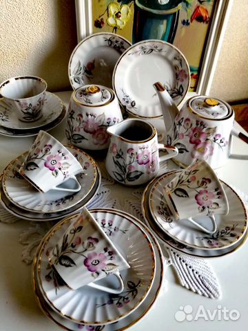 Чайно-кофейный сервиз Дмитровский фз Вербилки