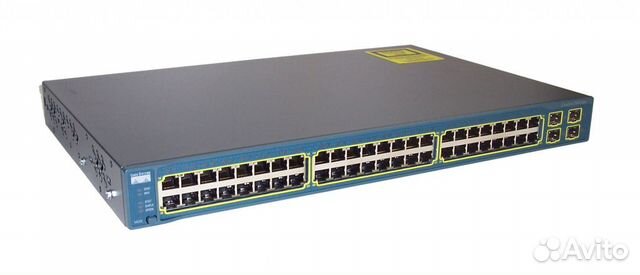 Коммутатор (свич) Cisco WS-C3560G-48PS-S