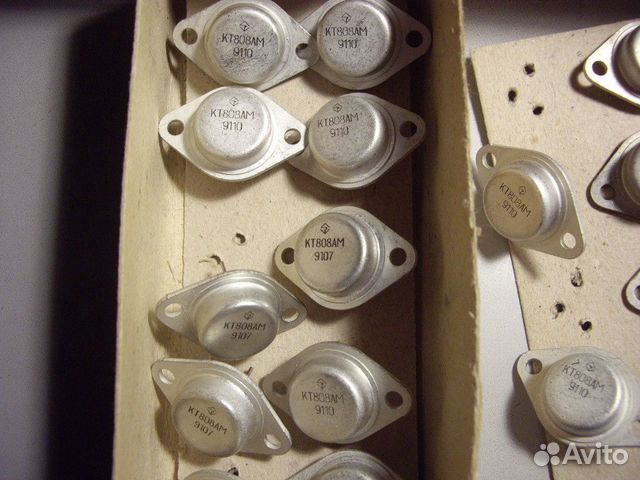 Транзисторы СССР кт808ам купить в Екатеринбурге | Электроника | Авито