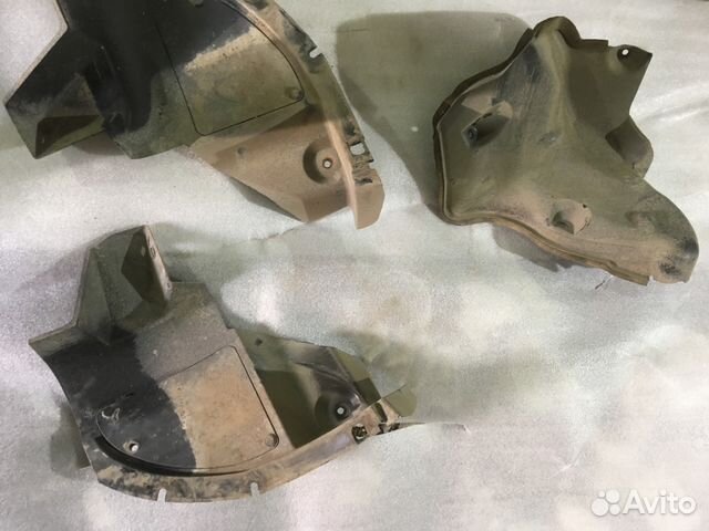 Задние пыльники бампера Мазда CX-7 рестайлинг