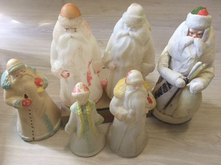 Дед Мороз и снегурочка СССР коляска