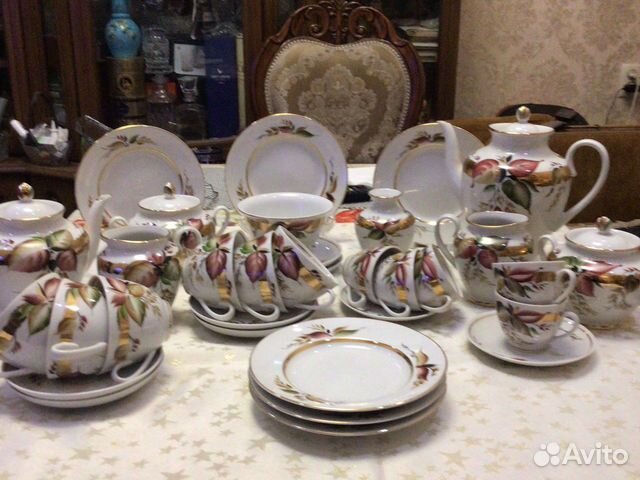 Сервизы чайный и кофейный Сентябрь лфз