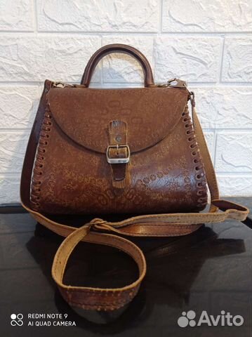 Сумка натуральная кожа, винтаж (ссср, Прибалтика)