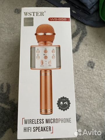 Караоке микрофон wster WS-858 оригинал