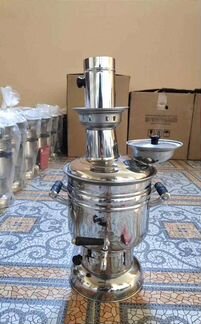 Самовар на шишках и углях турецкий