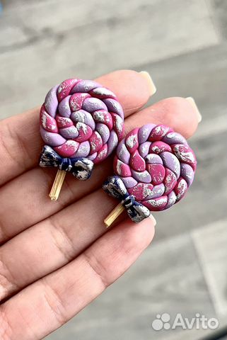 Кабошоны конфетки серединки для бантиков