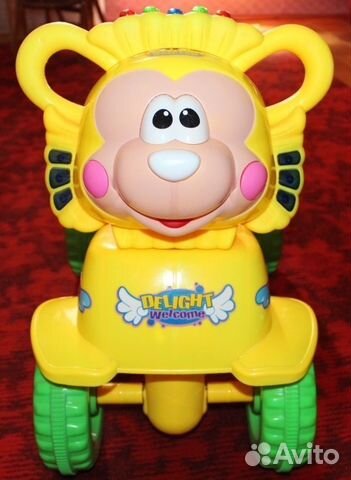 Каталка Тигрёнок с музыкой