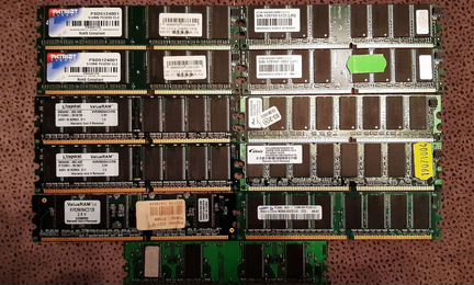 Оперативная память ddr1, ddr2