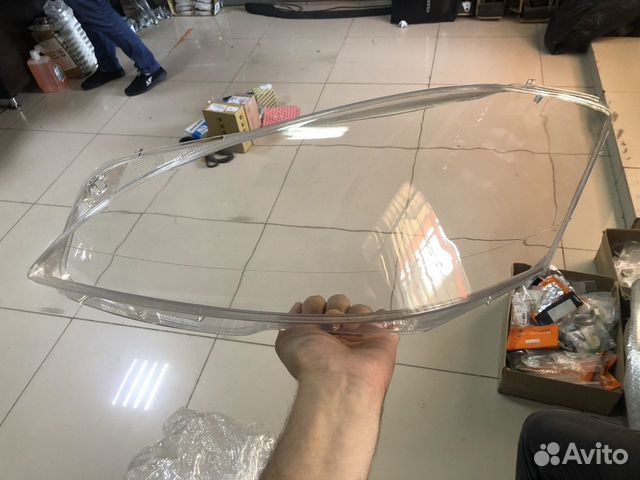 Стекло фары w221 (new / рестайлинг)