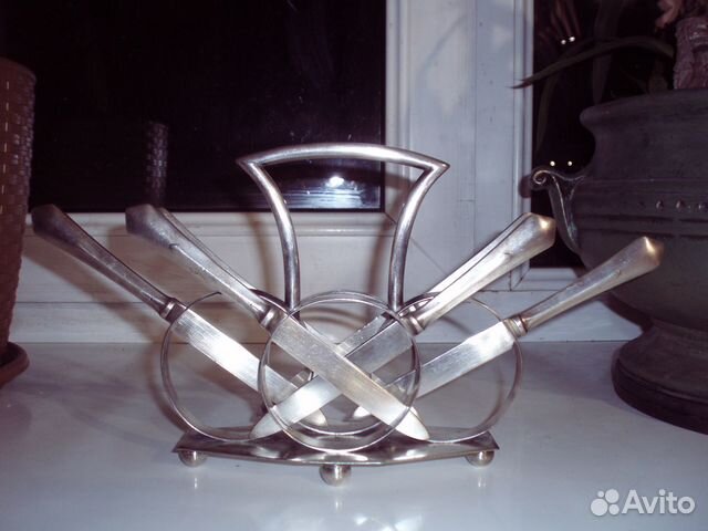 Антикварный набор ножей для фруктов Krupp Berndorf