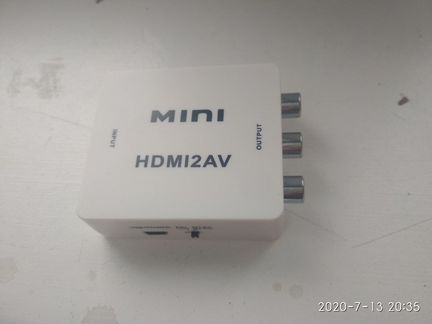 Переходник hdmi-rca, rca-hdmi, rca-vga