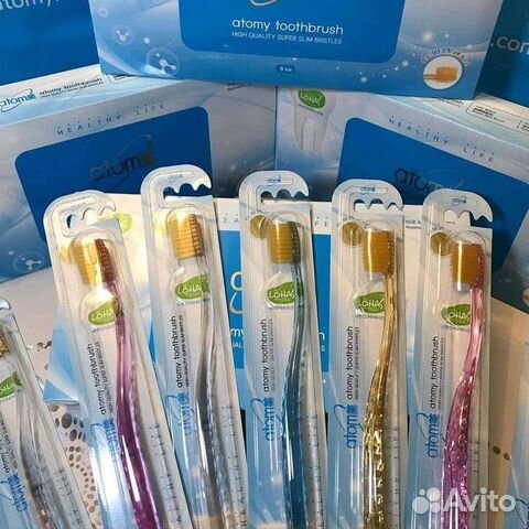 Набор зубных щёток Атоми