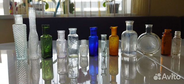 Бутылочки старинные