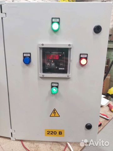 Щит управления нагревом фиберглассовый корпус