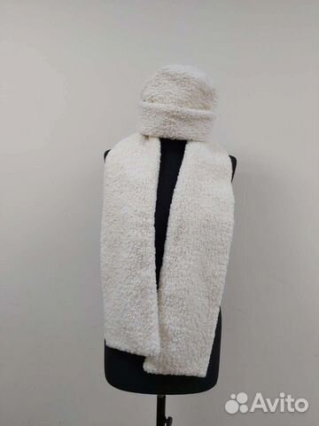 Шапка и шарфик из искусственного меха